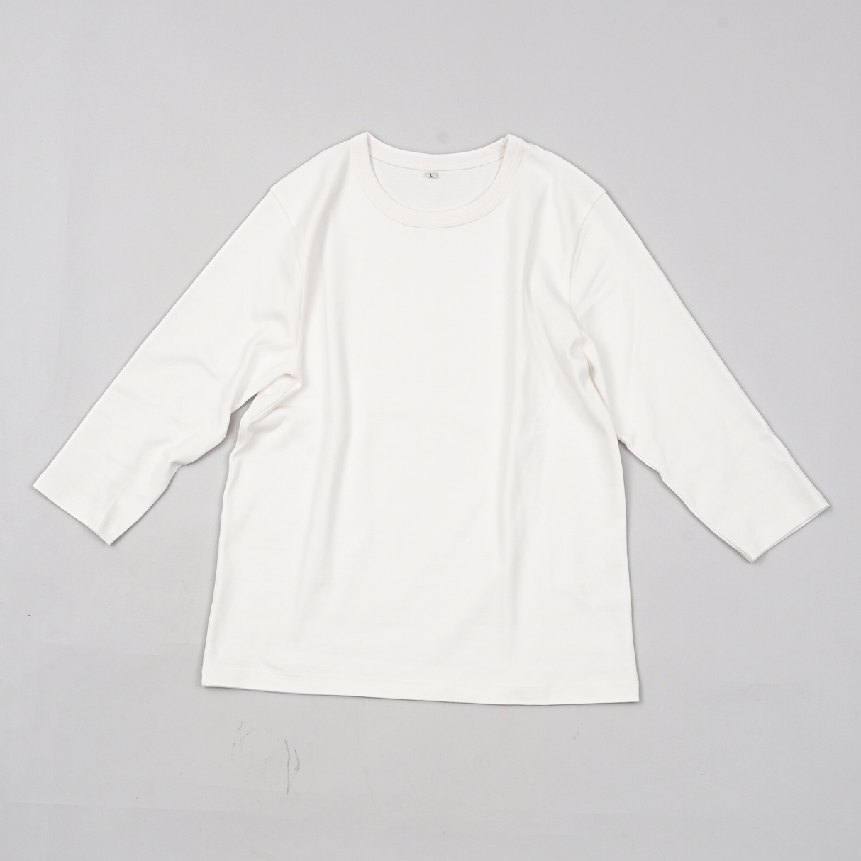 プレミアムファインコットン7分袖Tシャツ