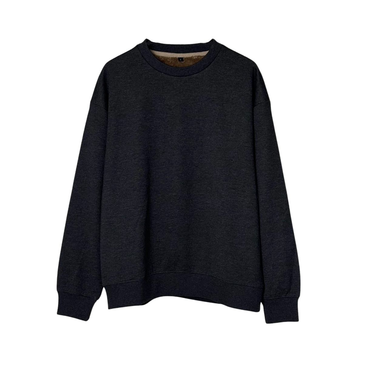 裏ボアクルーネックトレーナー