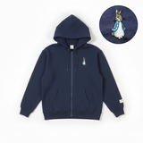 ピーターラビット裏起毛ジップパーカー