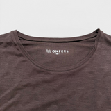 【ONFEEL】UネックインナーT/９分袖