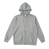 裏起毛スウェットダブルジップパーカー