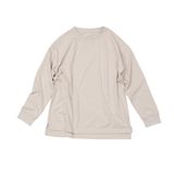 綿100%ワイドスリット長袖Tシャツ(2026年モデル)