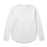 プレミアムファインコットンクルーネック長袖Tシャツ