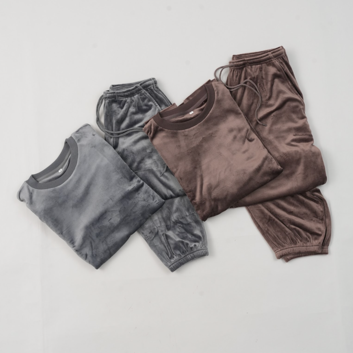 【ONFEEL】ストレッチベロアルームウェア(上下セット)