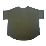 サラックス楊柳ゆるシルエットTシャツ