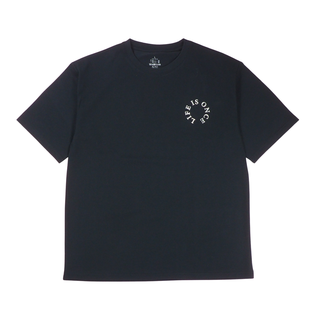 ホイルプリントTシャツ(サークルロゴ)