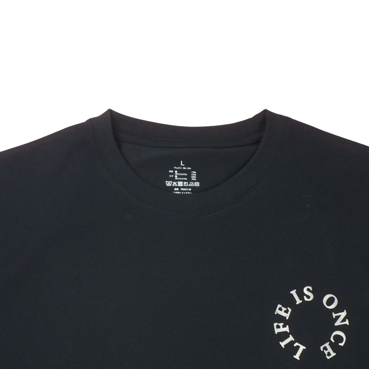 ホイルプリントTシャツ(サークルロゴ)