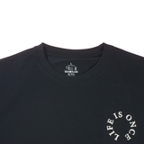 ホイルプリントTシャツ(サークルロゴ)