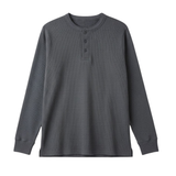 ワッフルヘンリーネックTシャツ(2025年新作)