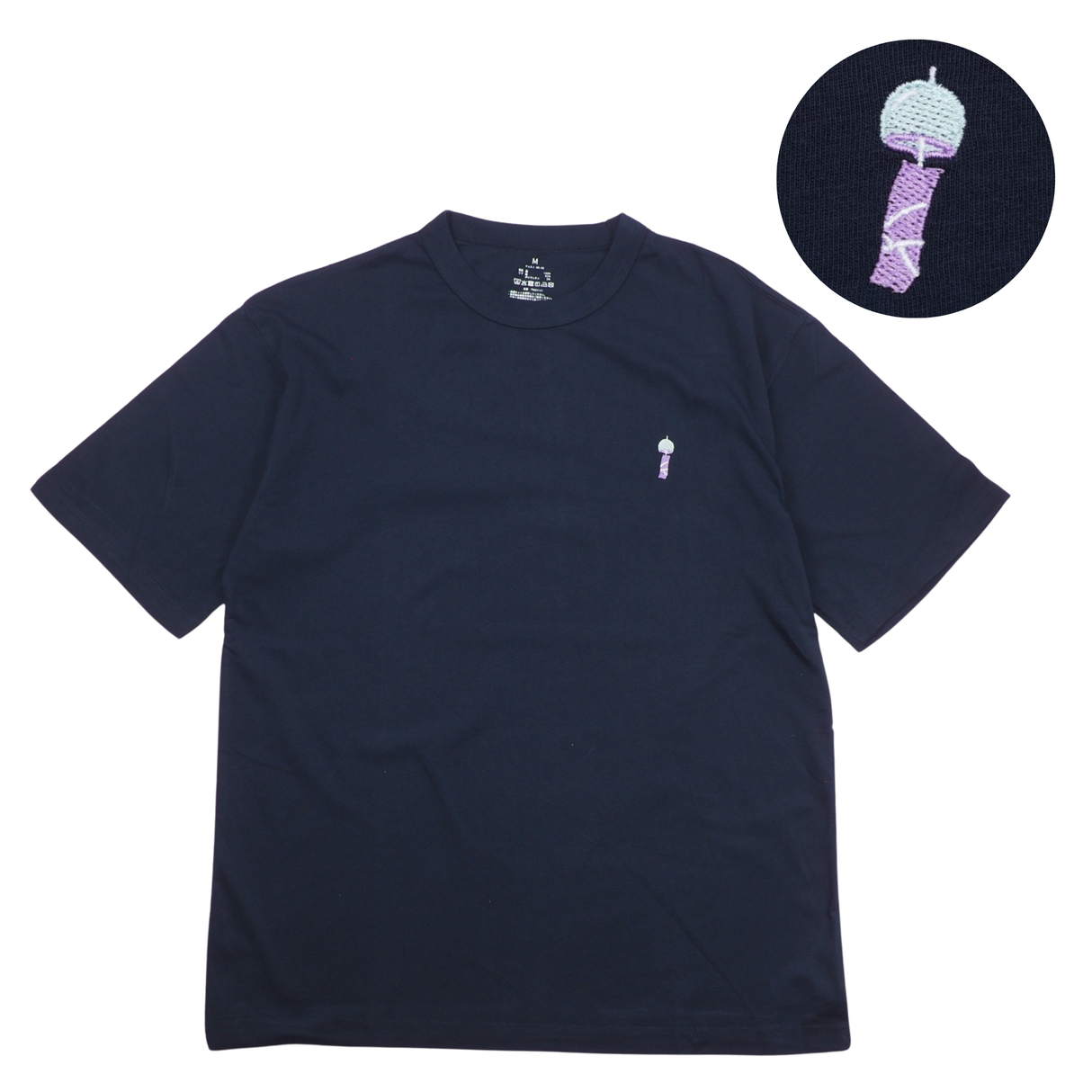 綿100% 刺繍Tシャツ(半袖)