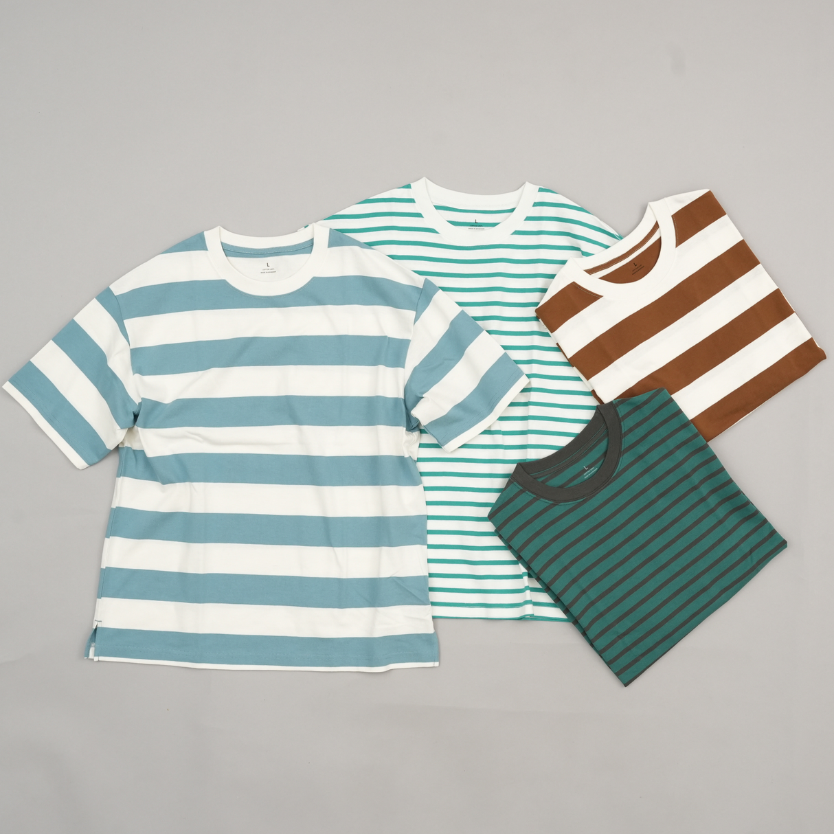綿100% BIG Tシャツ（ボーダー）