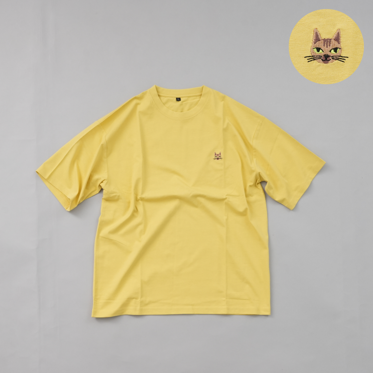 綿100%刺繍Tシャツ（動物）