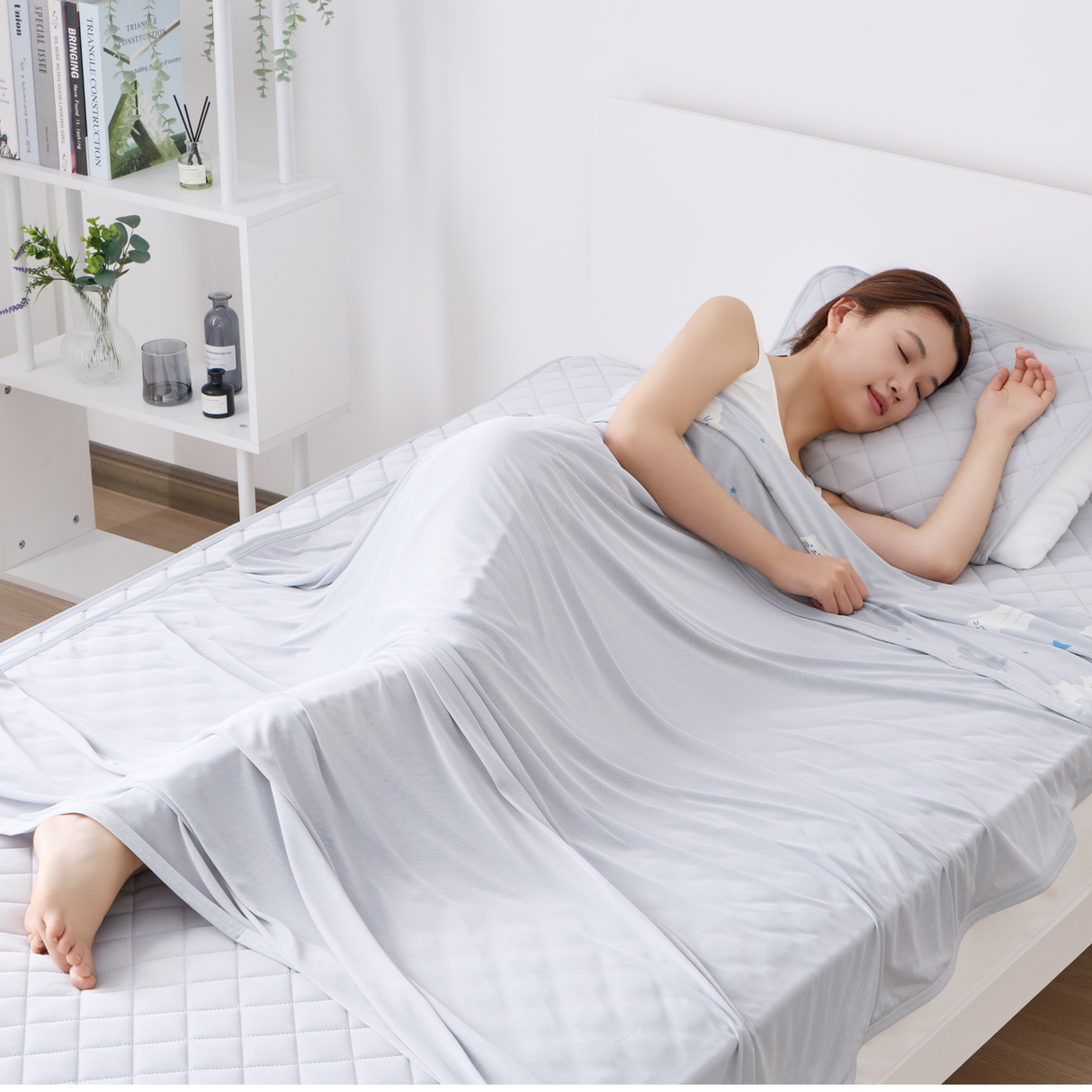 さらっとひんやりケット 猫柄