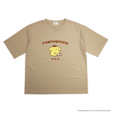 【サンリオキャラクターズ】ポムポムプリンフロント刺繍冷感Tシャツ