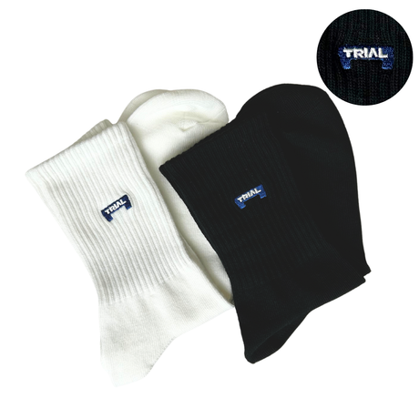 ロゴ刺繍ショートソックス（TRAIL）