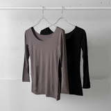 【ONFEEL】シームレスインナーT/８分袖