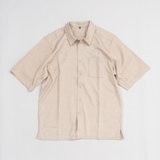 NOBIRUNOストレッチ半袖シャツ（リネンライク）