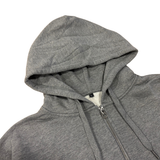 裏起毛スウェットダブルジップパーカー