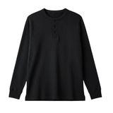 ワッフルヘンリーネックTシャツ(2025年新作)