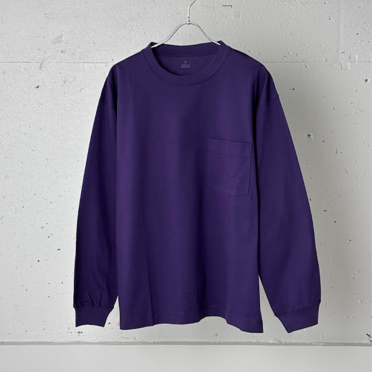 綿100% BIG Tシャツ(長袖)