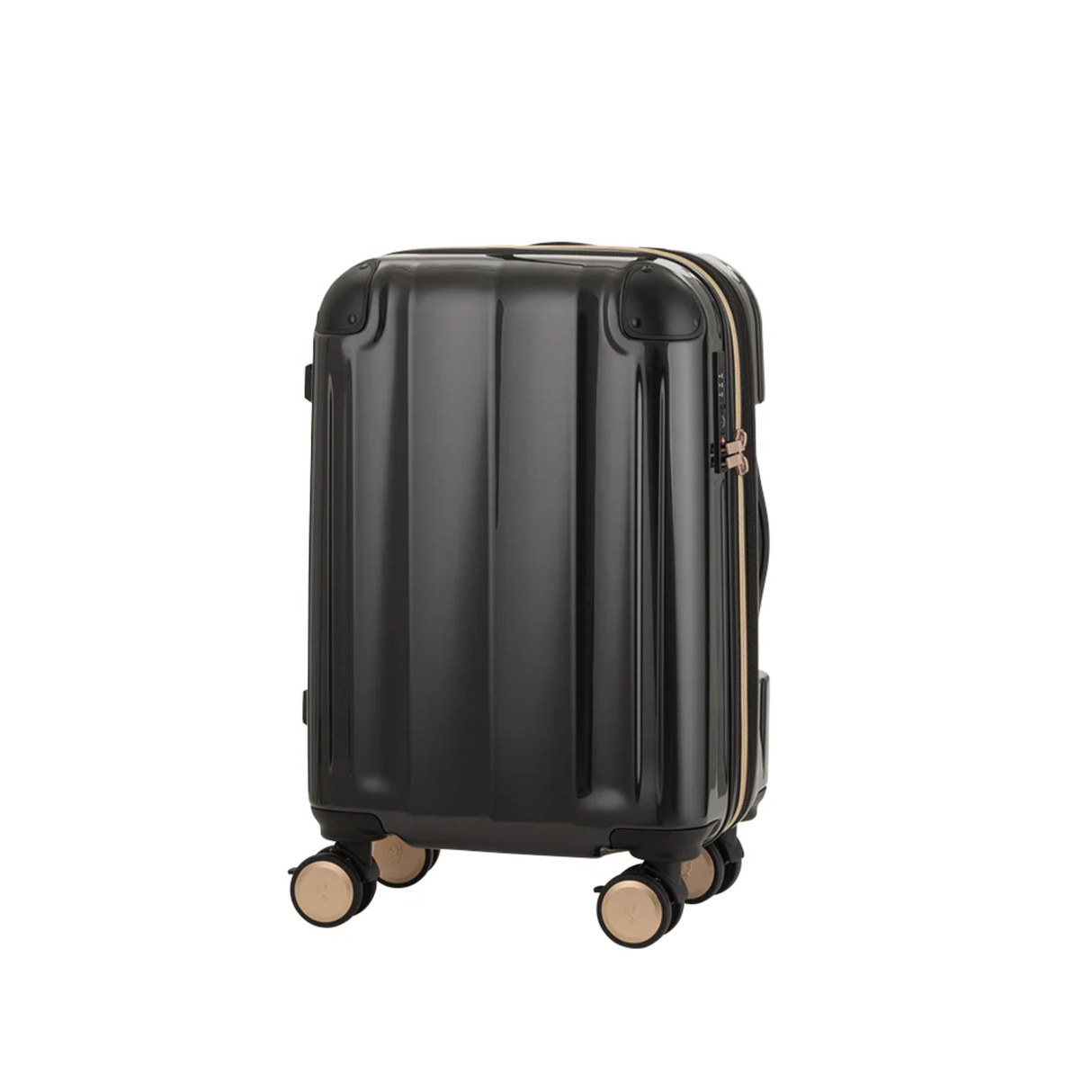 ストッパー付き鏡面拡張ファスナーキャリーVELIRO34L