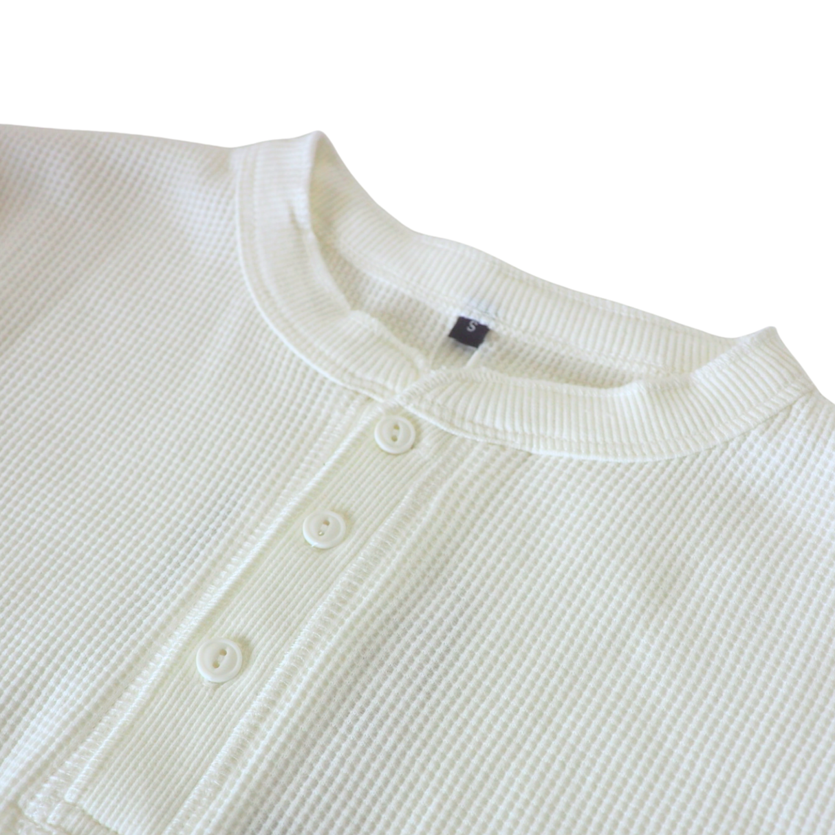 ワッフルヘンリーネックTシャツ(2025年新作)