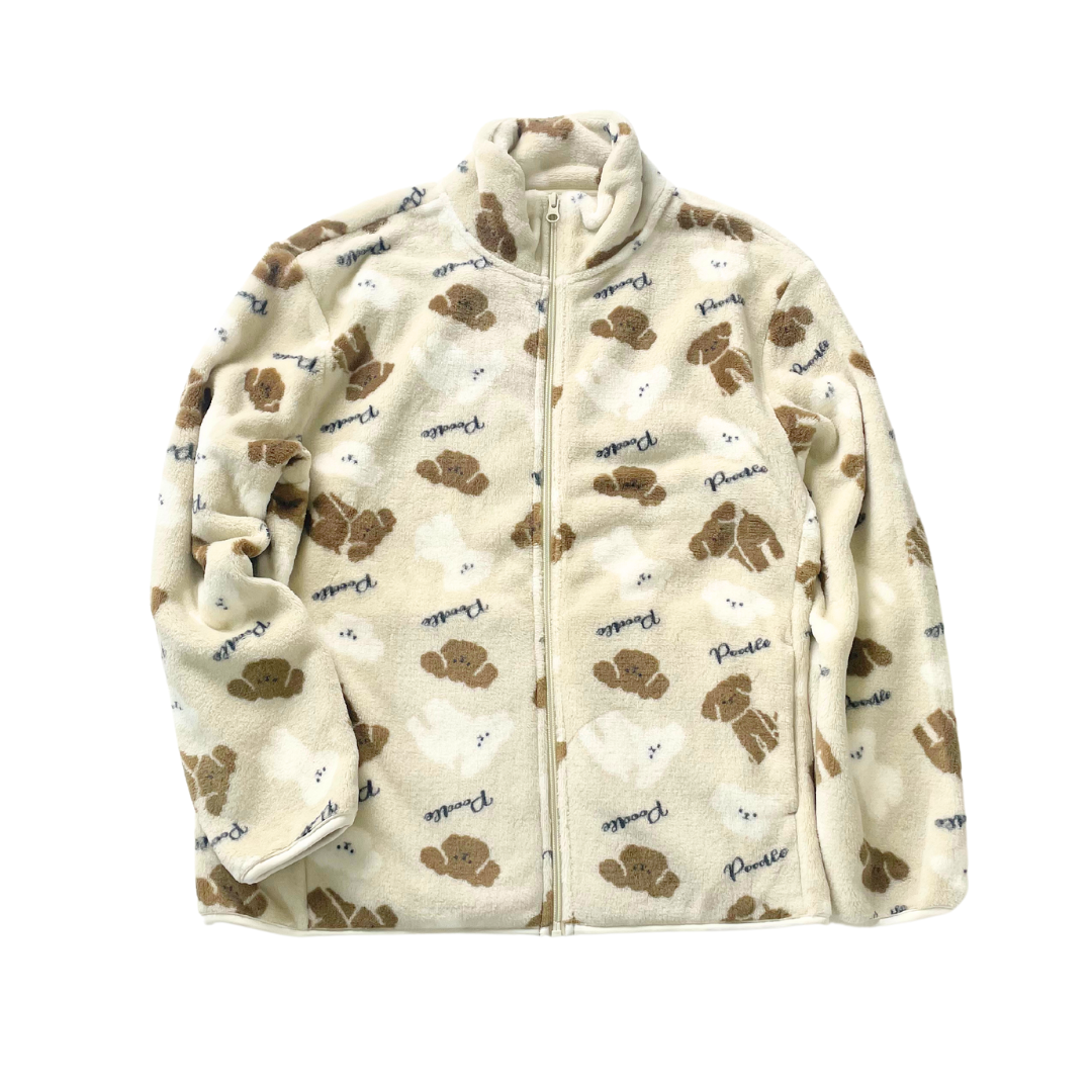 シルキーフリースジャケット 総柄（2024年モデル）