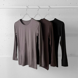 【ONFEEL】UネックインナーT/９分袖