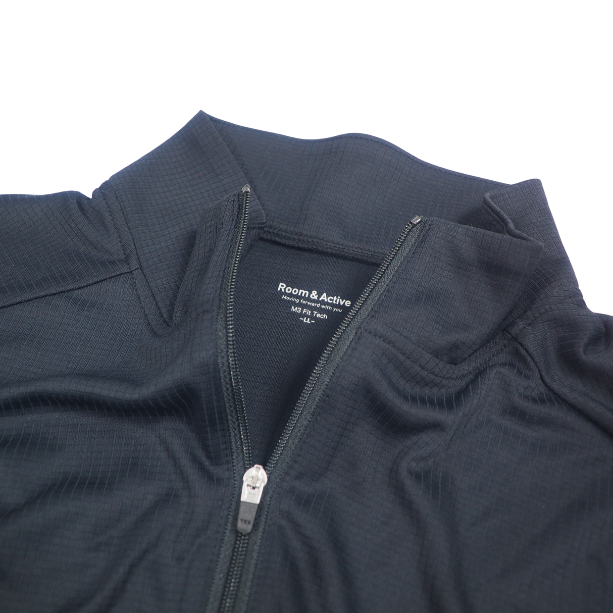 【Room&Active】風が通る、高通気ZIPハイネックTシャツ