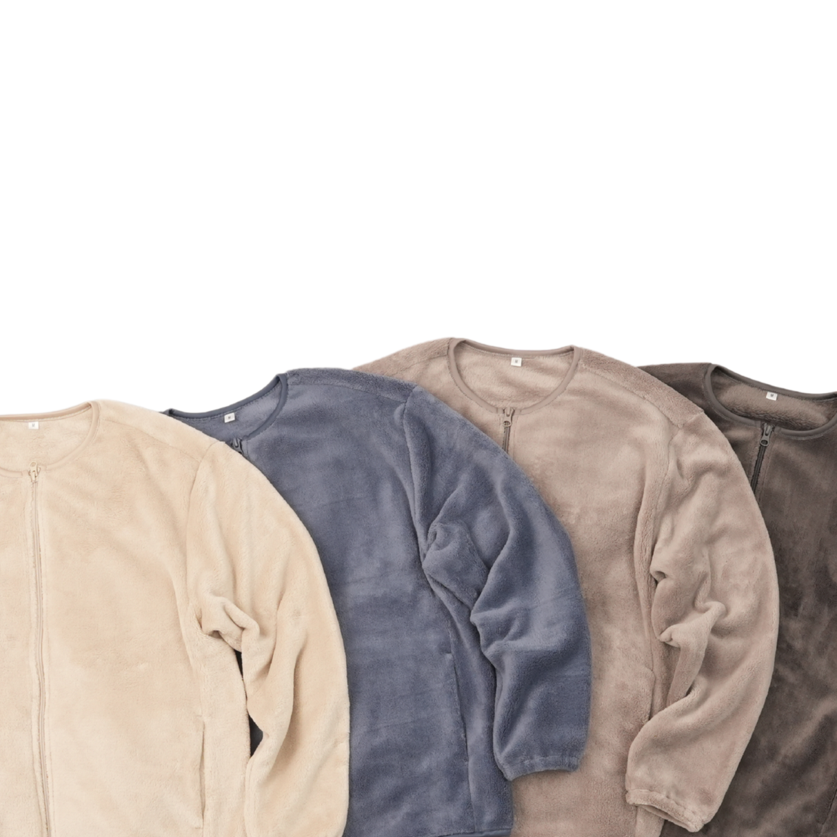 シルキーフリースノーカラージャケット