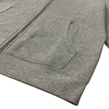 裏起毛スウェットダブルジップパーカー