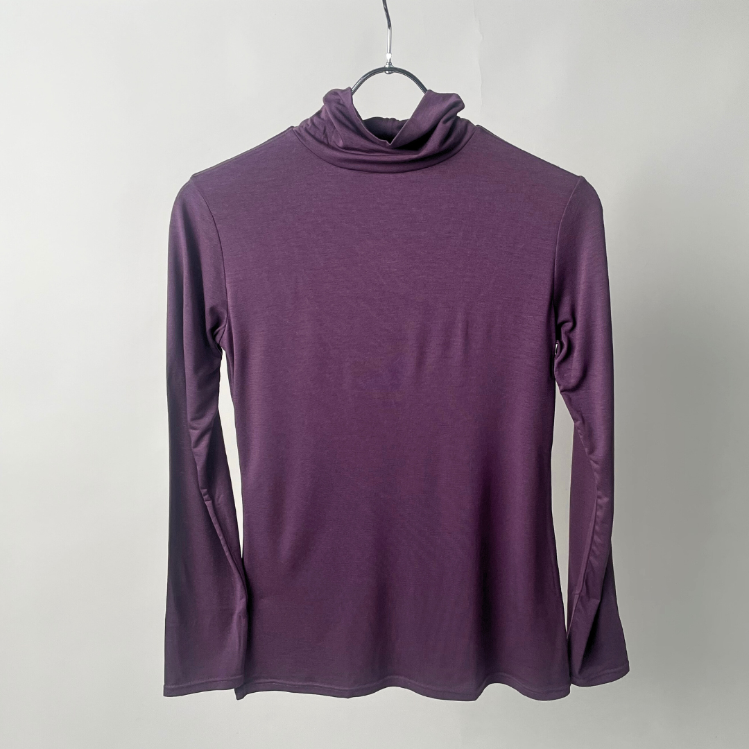 オンフィールタートルネックＴ/９分袖