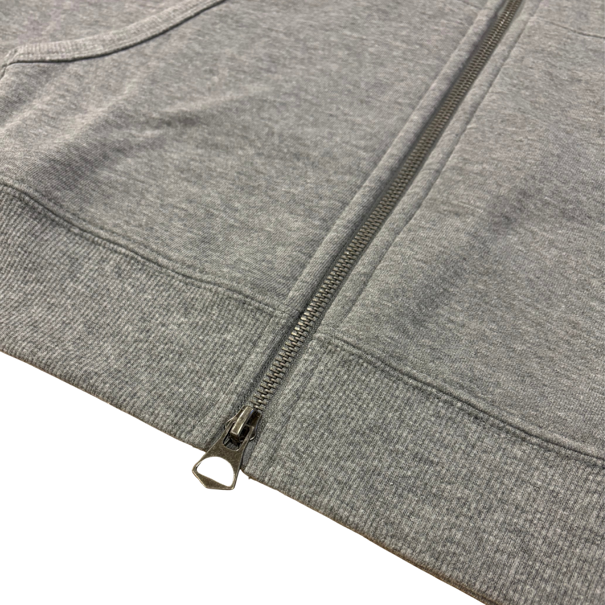 裏起毛スウェットダブルジップパーカー