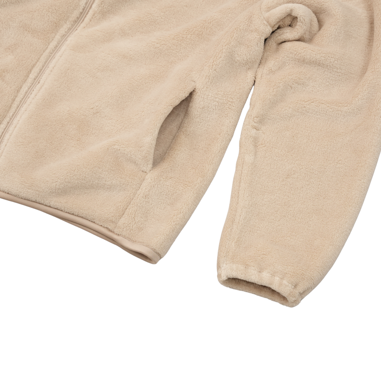 シルキーフリースノーカラージャケット