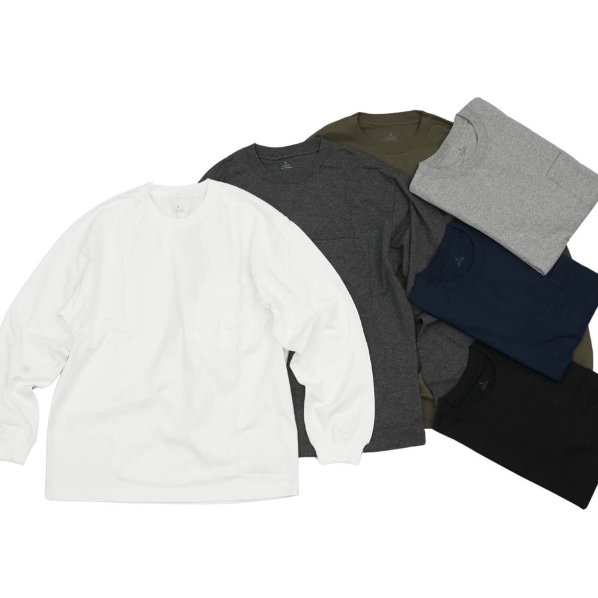 綿100%BIG Tシャツ(長袖)