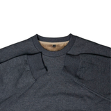 裏ボアクルーネックトレーナー