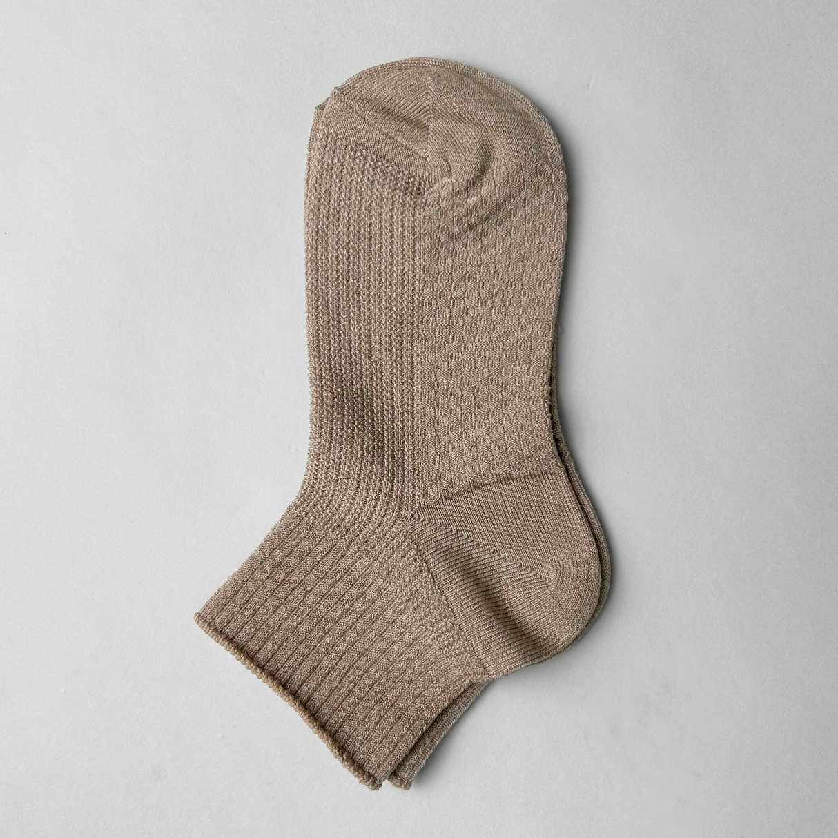 AIRITYソックスハーフ（鹿の子メッシュ）