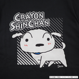 【クレヨンしんちゃん】ポケット刺繍+バックプリントTシャツ