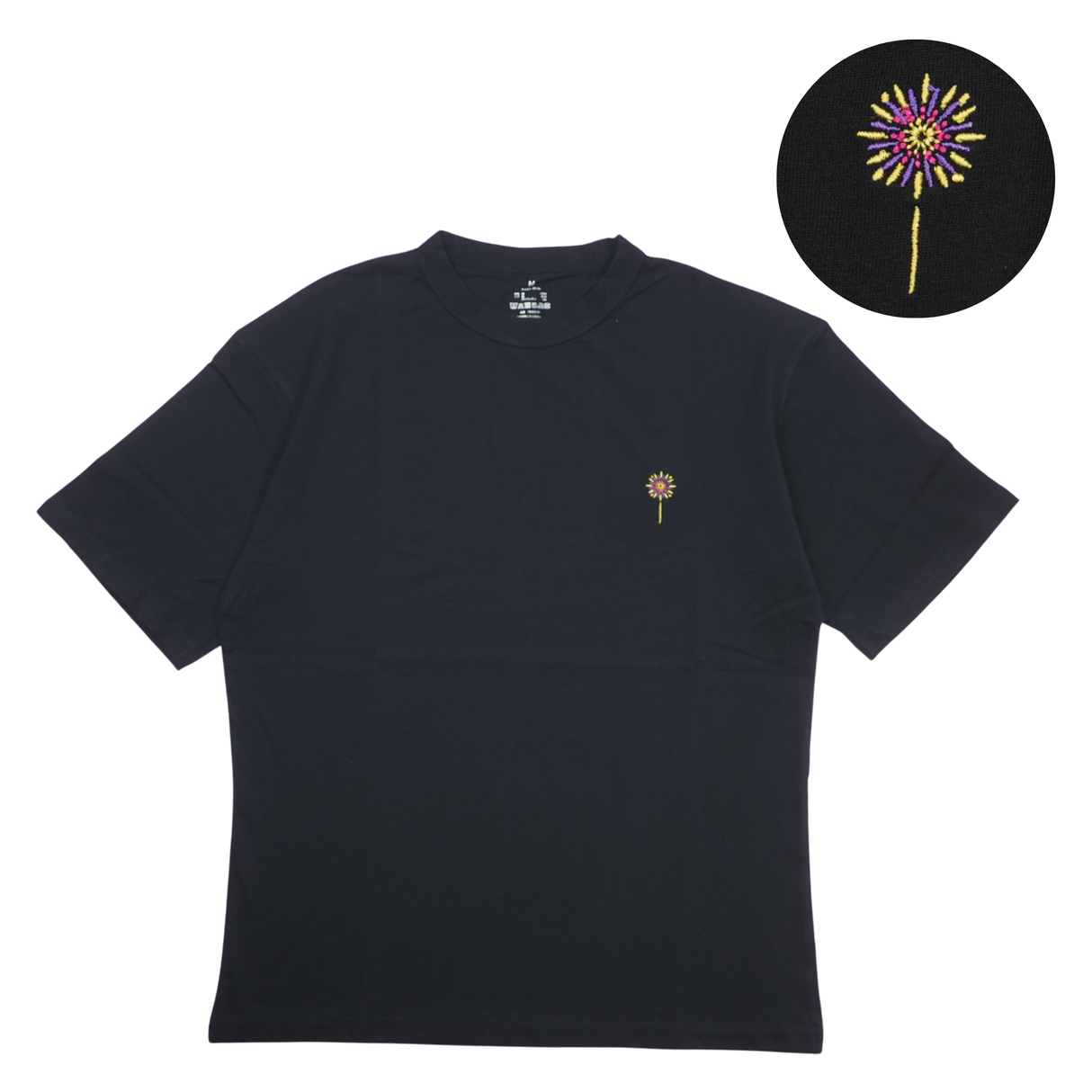 綿100% 刺繍Tシャツ(半袖)
