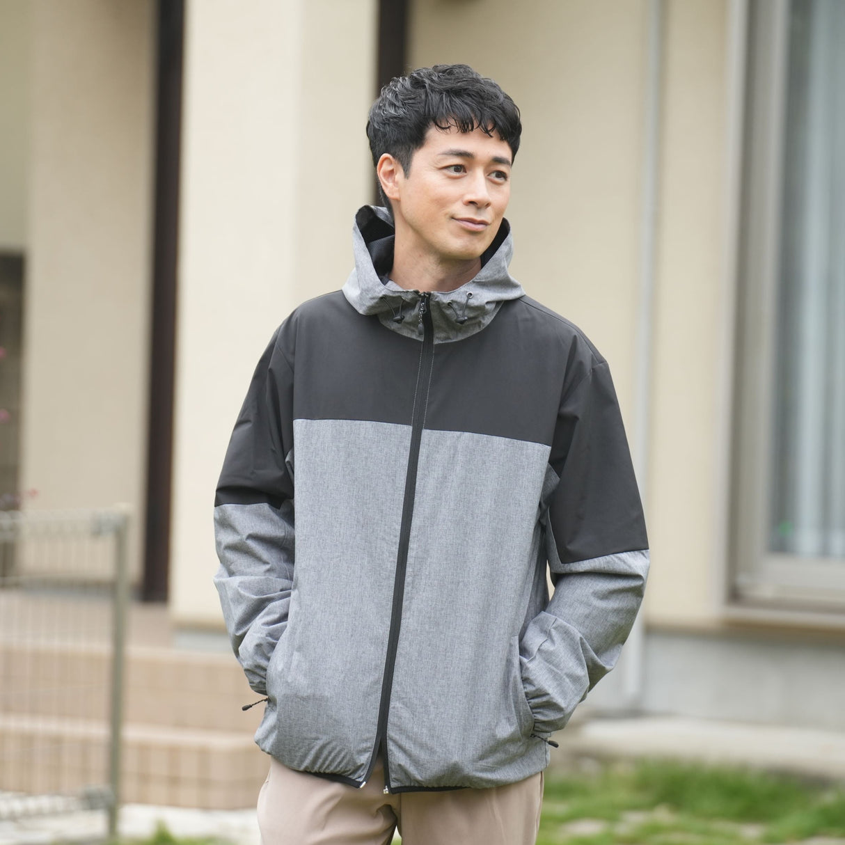 テックシェルパーカー