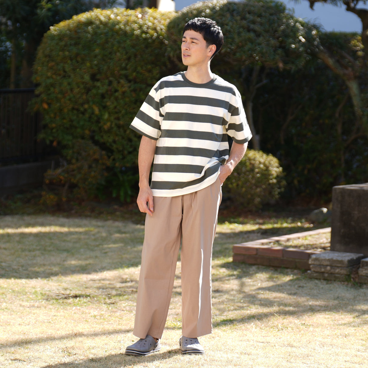 NOBIRUNOストレッチパンツ（ワイド）