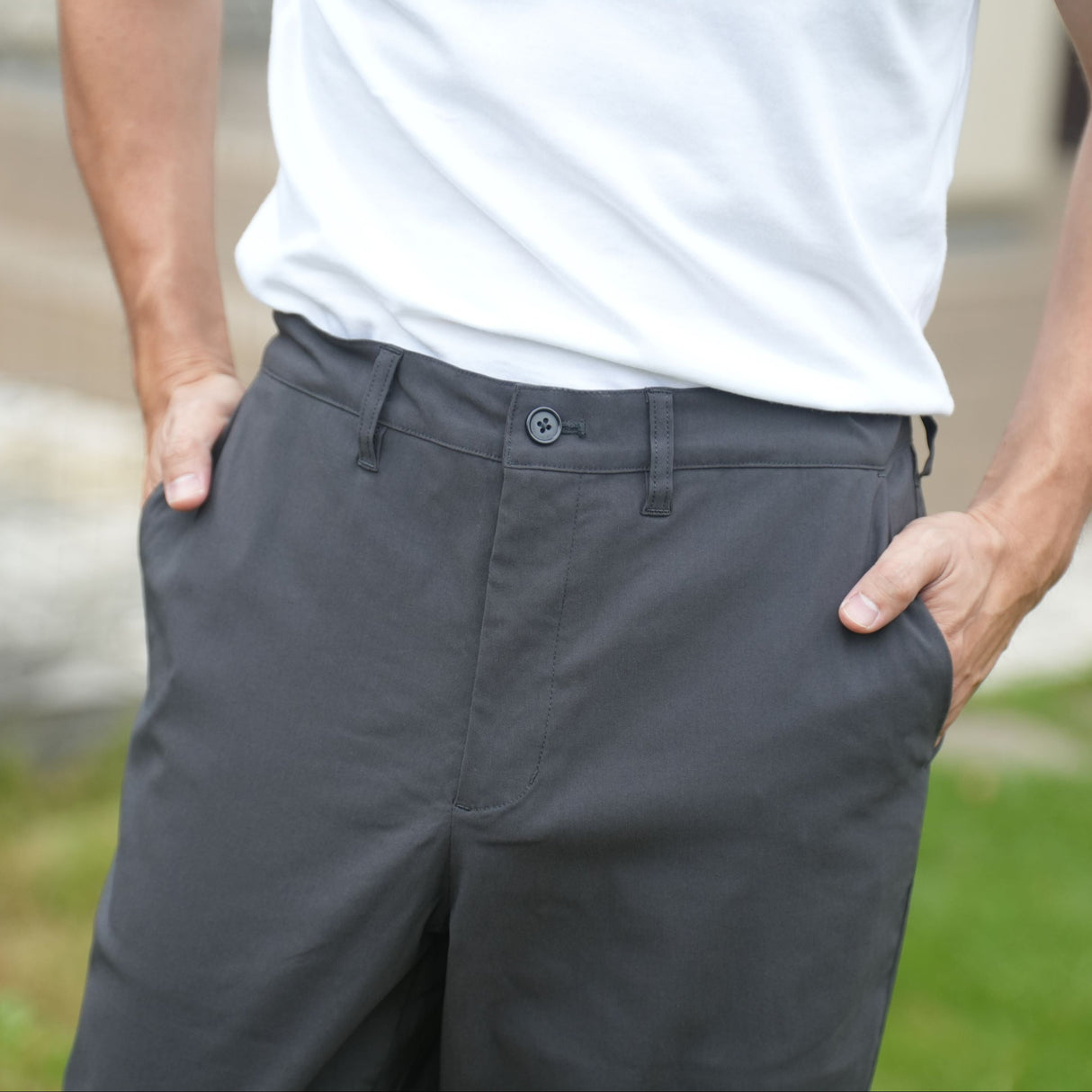 NOBIRUNOストレッチパンツ（前開き）