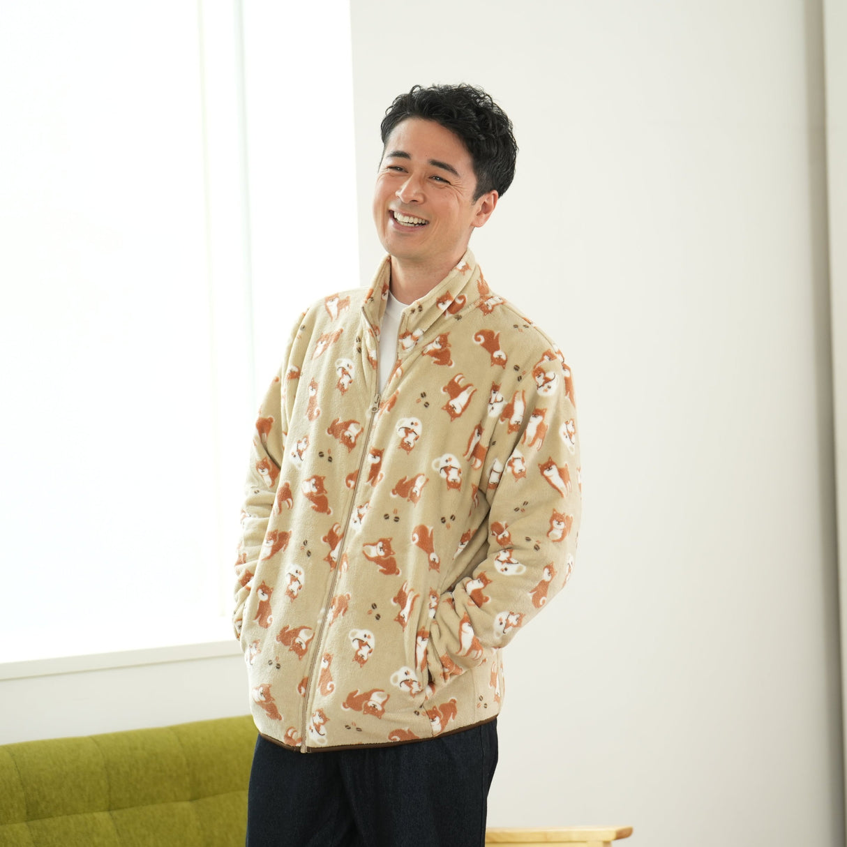 シルキーフリースジャケット 総柄（2024年モデル）