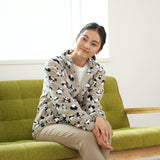 シルキーフリースジャケット 総柄（2024年モデル）