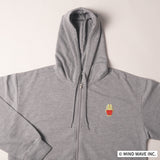 ごろごろにゃんすけ刺繍ZIPパーカー