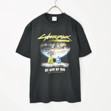 サイバーパンクB柄半袖Tシャツ